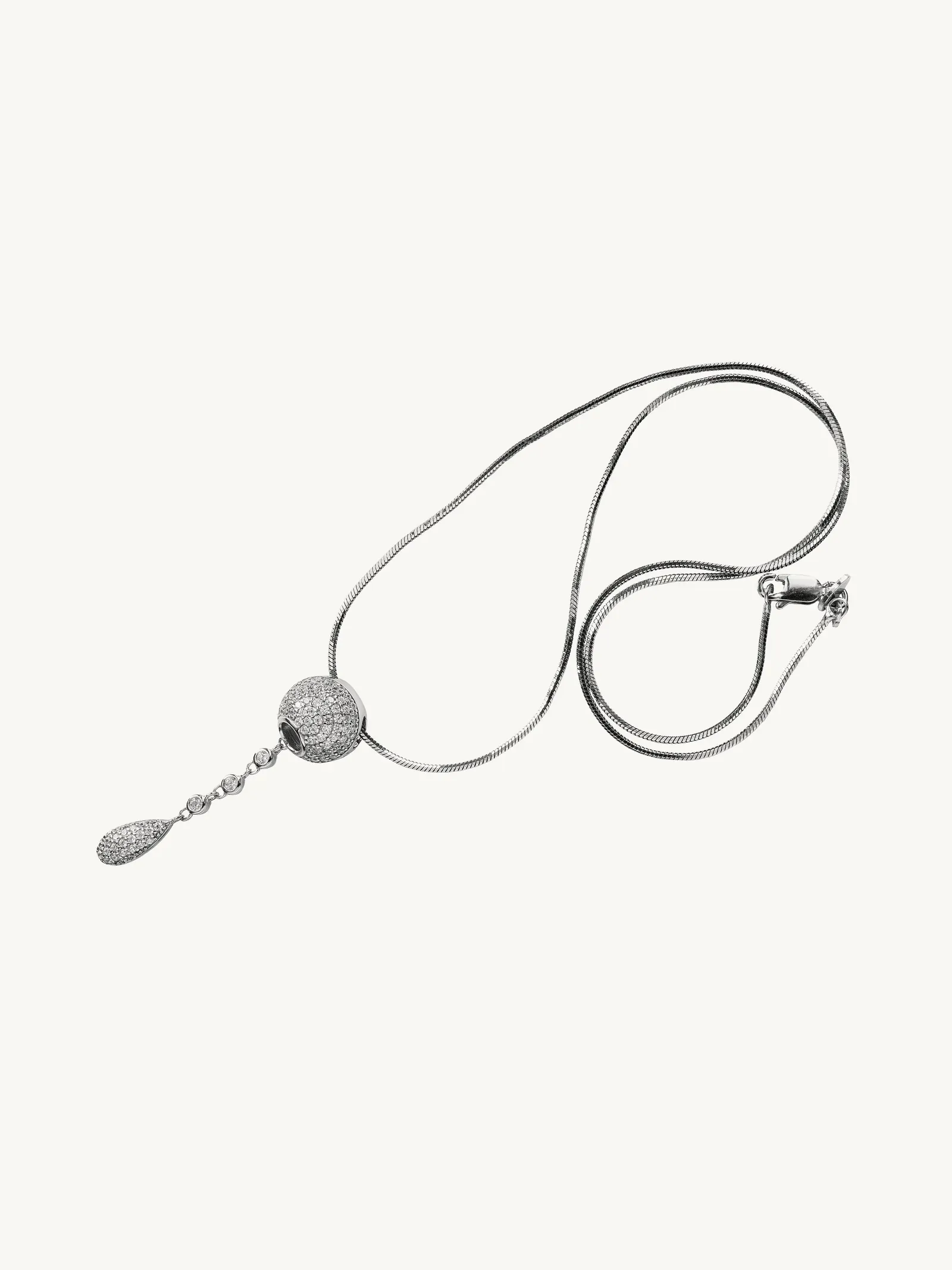 Maritsa Diamond Ball Pendant Necklace