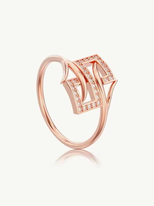 Maritsa Diamond Bypass Statement Ring